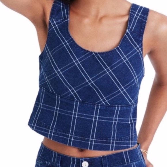 Madewell Tops - CCO SALE NWT Madewell Structured Crop sz 10 ✨